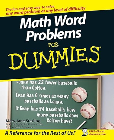 Math Word Problems For Dummies