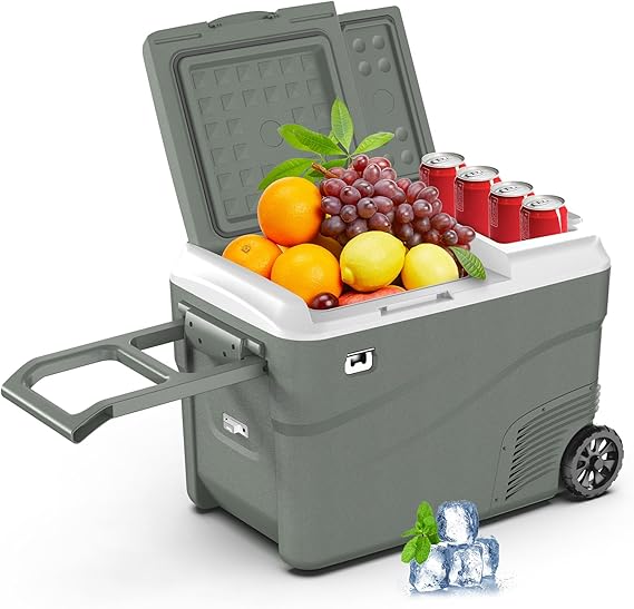 Alpicool DD40 38L Dual Zone Compressor Car Fridge, 12V Camping Fridge [Energy Class C]