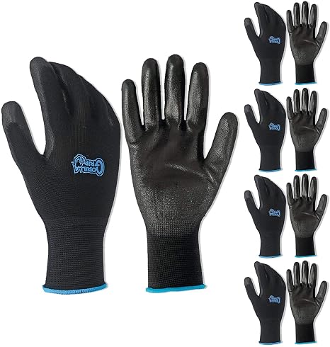 Grease Monkey Gorilla Grip 5 Pack Gorilla Grip Gloves (Large)