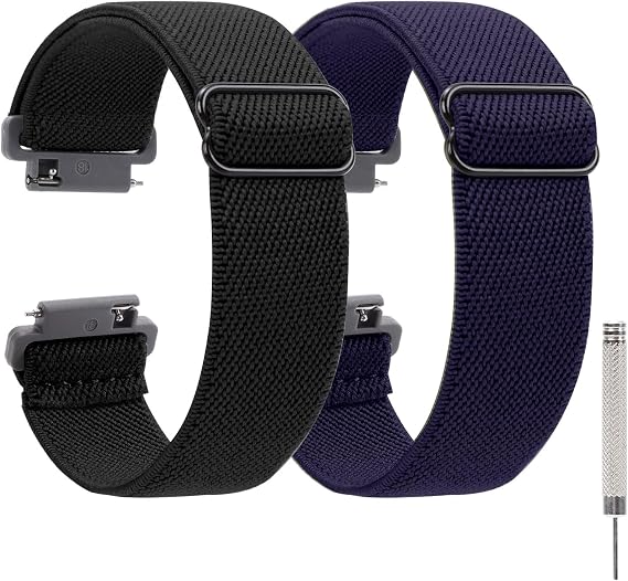Quick Release Nylon Replacement Watch Strap Fit to Casio F-91W- Band Width-18mm watch straps,2 PCS