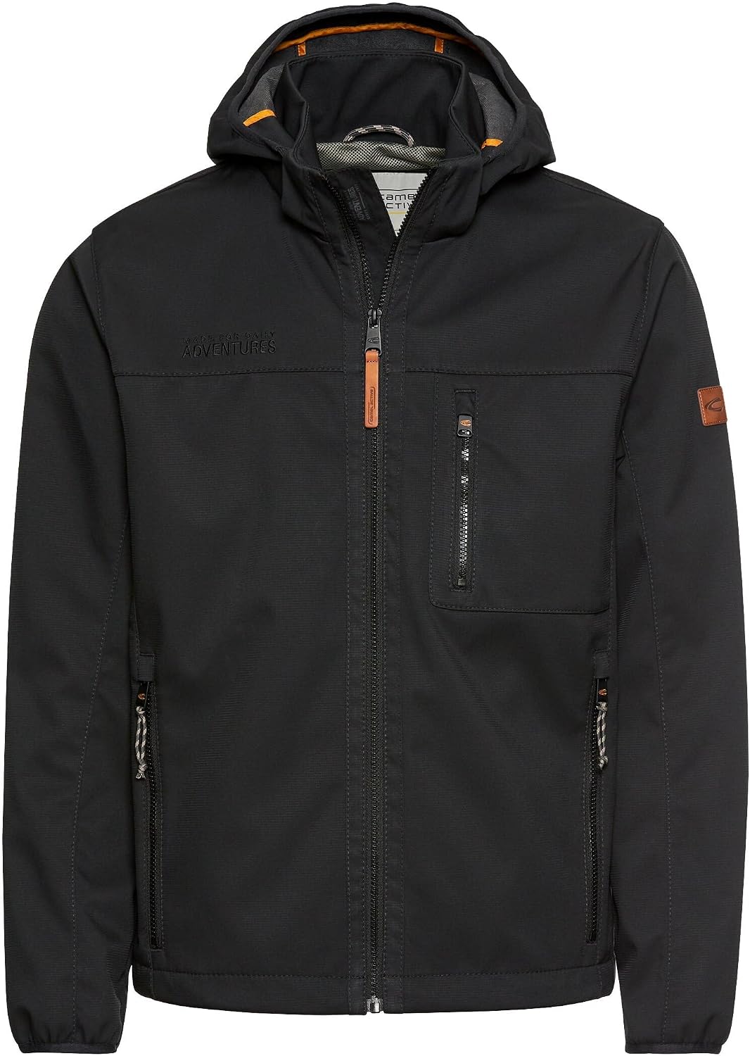 camel active Men's Softshell Jacket with Removable Hood