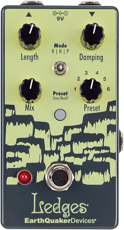 Earthquaker Devices Ledges Tri-Dimensional Reverb - Effect for Guitars