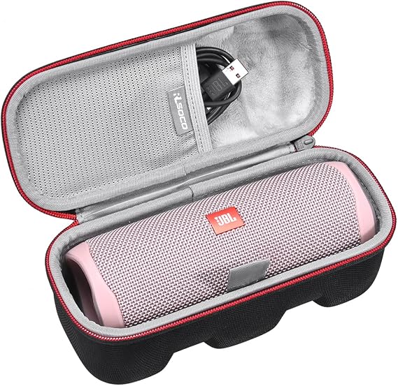 Storage Case for JBL Flip 7/Flip 6/Flip 5/Flip 4/Essential 2 Bluetooth Speaker Black