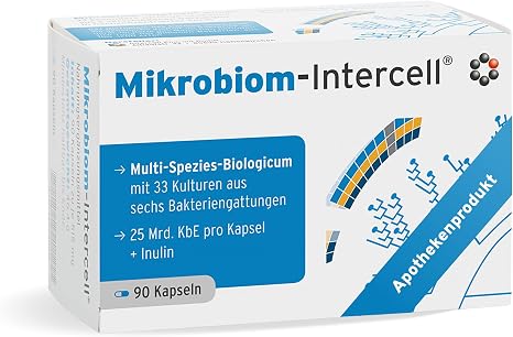 Mikrobiom Intercell Probiotic Capsules 33 Bacterial Strains Pack of 90