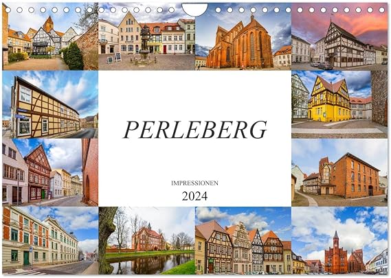 Perleberg Impressionen (Wandkalender 2024 DIN A4 quer), CALVENDO Monatskalender