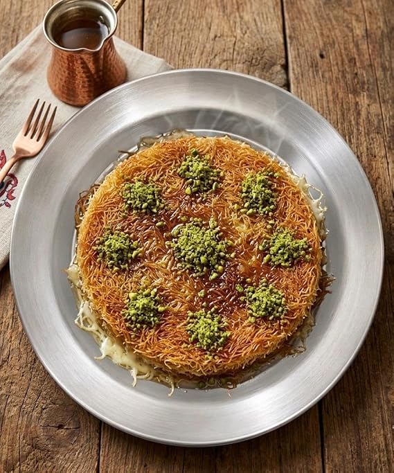 Birinci Kalite 24cm Çaplı Alüminyum Künefe Kadayıf Pişirme Tepsisi