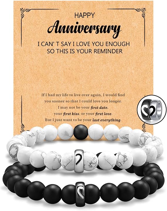 choice of all Matching Bracelets for Couples Boyfriend Girlfriend Bracelet Couple Bracelets Matching Heart Bracelet for Girlfriend Christmas Valentine's Day Gifts Jewelry Clearance Items