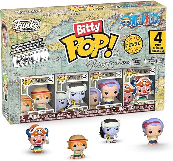 Funko Bitty Pop! 4 Pack: One Piece - Nami,Arlong & More (Chase Chance)