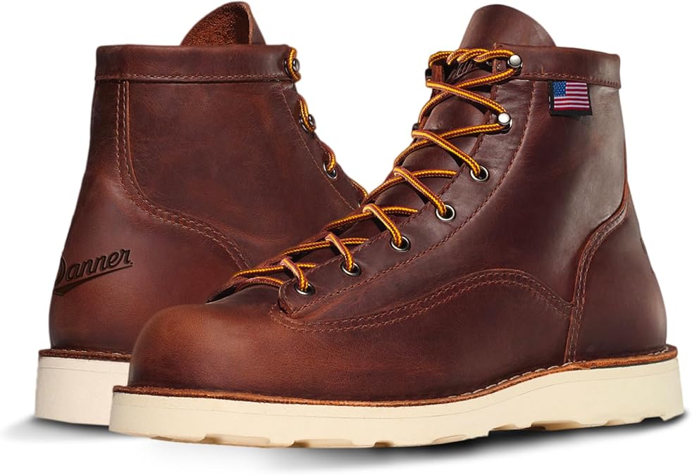 Danner Men?s Bull Run 6? Work Boot Brown