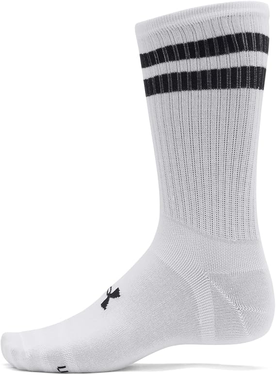 Under Armour Unisex Essential Crew Socks 6 Pack Socks (pack of 12)