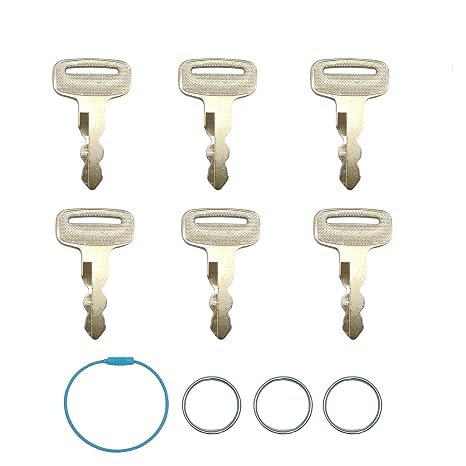 6PCS Replacement Ignition Keys for Yama-ha Golf Cart G14 G16 G19 G22 G29 JU2-H2511-00