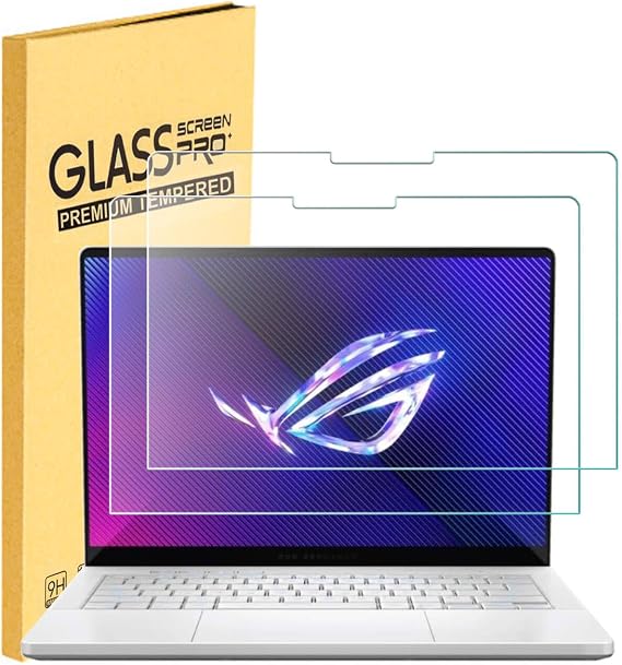 MUBUY-GOL 2-Pack 2026 ASUS ROG Zephyrus G14 GU405 GA403 14" AI Gaming Laptop Tempered Glass Screen Protector 9H Hardness Anti-Scratch Ultra HD Clear Bubble Free