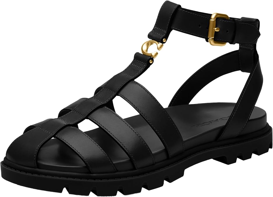 COACH Women's Sculpted C Fisherman SandalPlatform