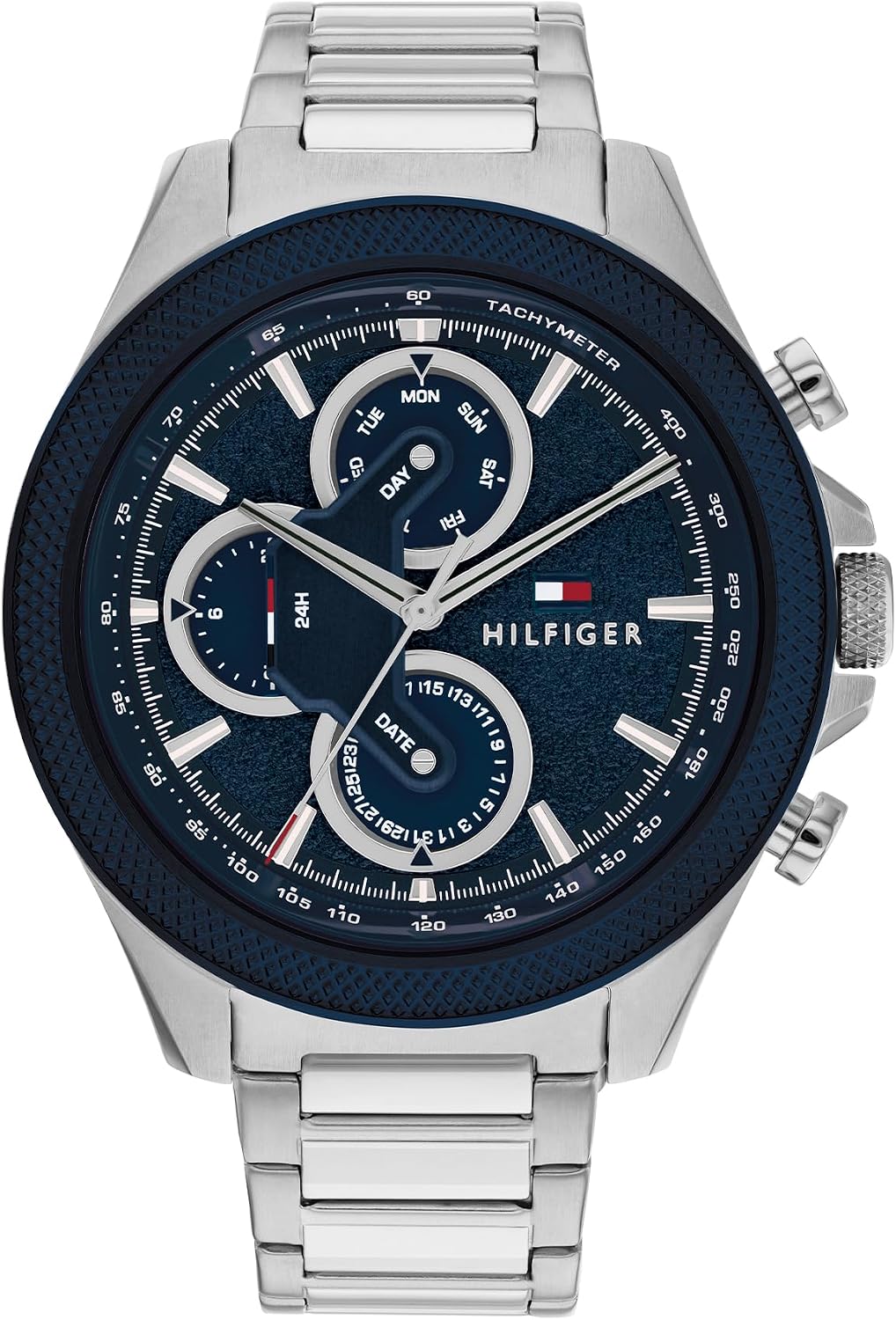 Tommy Hilfiger Men's Analog Japanese Quartz Watch with Stainless Steel, Silicone or Leather Strap