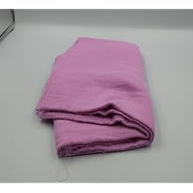 Pembe Gül Kurusu Çift Katlı Gazlı Pamuk Muslin Kumaş – Çocuk ve Bebek Kumaşı | 150 cm En | ELNM3