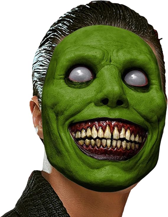 Scary Masques Smiling Creepy Realistic Horror Costume Cosplay Props