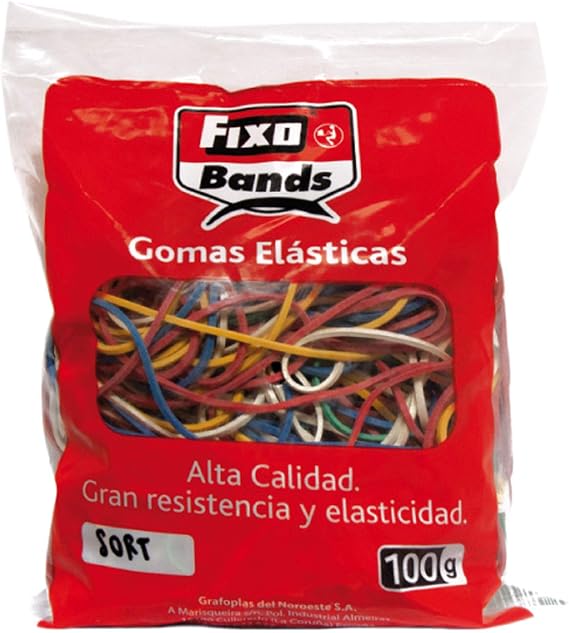 Fixo 145099 Rubber Bag Multi-Colour Various Sizes