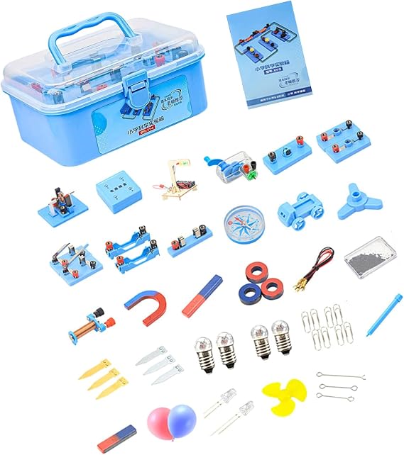 Physics Circuit Experiments Box Set Hands on Assembly Electromagnetism Experiment Demonstration Tool for Science Lab Educational Physics Set