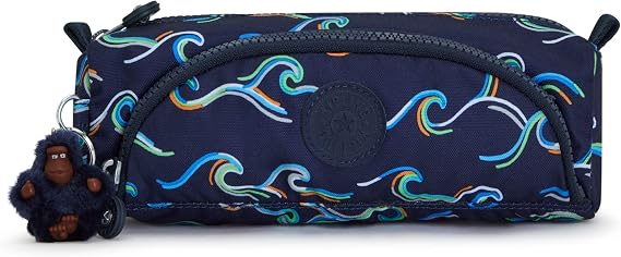 Kipling CUTE, Pencil Case with Multiple Compartments, 22 cm, 1 L, Fun Ocean Prt