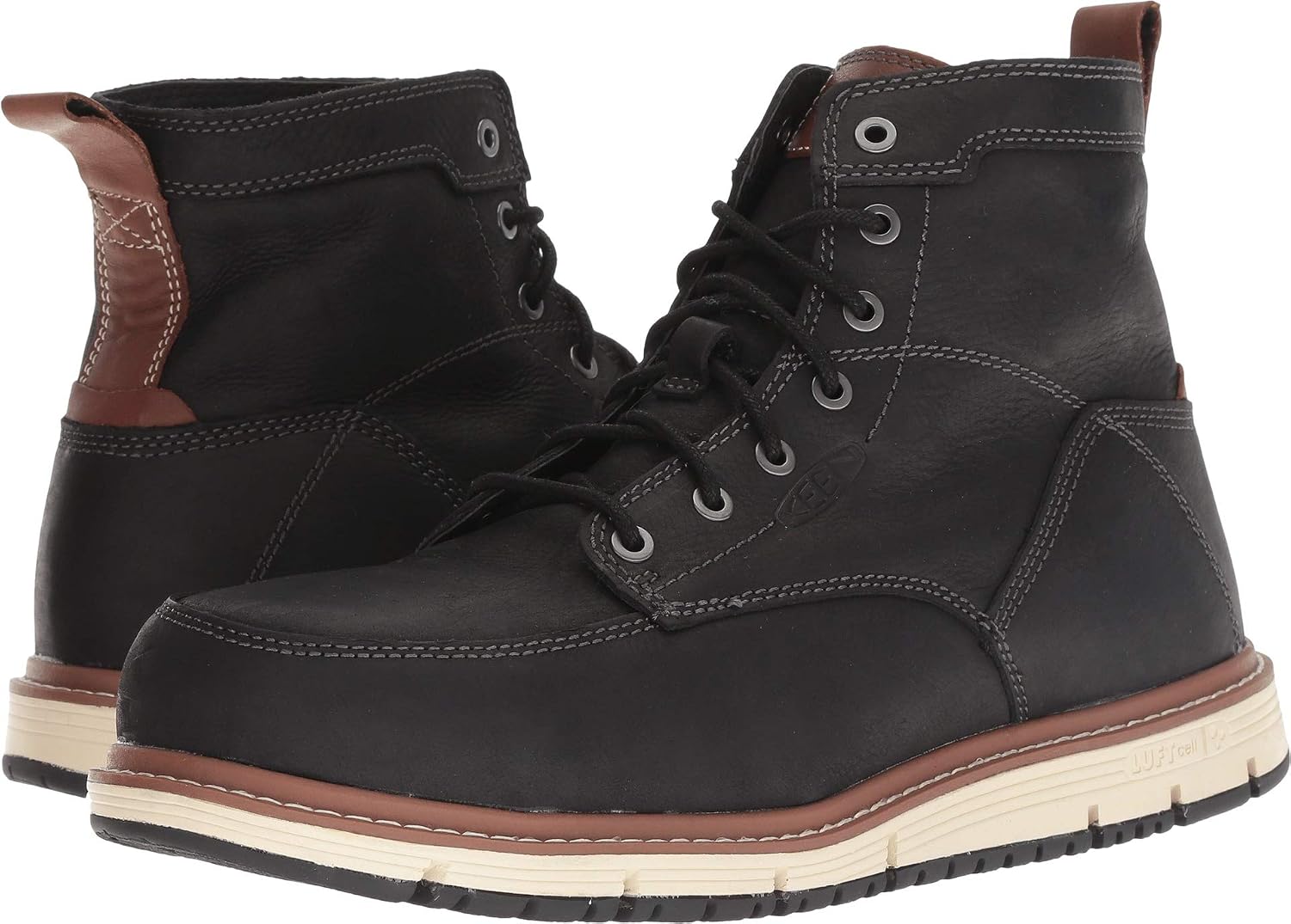 KEEN Utility Men's San Jose 6" Soft Toe Waterproof Wedge Work Boots Construction, US