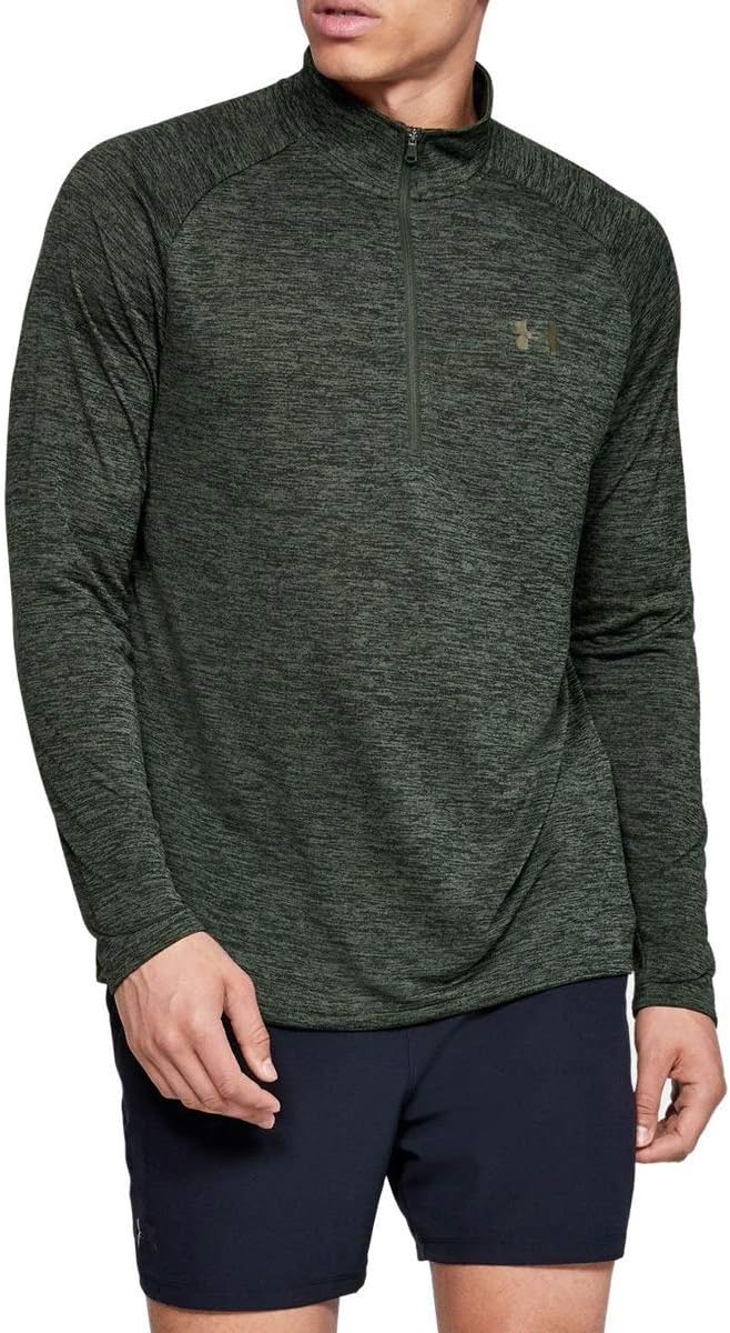 Under Armour Mens Tech 12 Zip Athletic Shirt