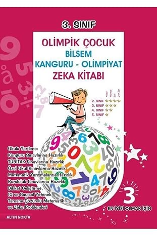 Altınnokta 3. Sınıf Olimpik Çocuk Bilsem - Kanguru - Olimpiyat Zeka Kitabı Tamamı Çözümlü