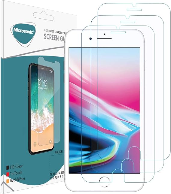 Microsonic Apple iPhone SE 2022 Ekran Koruyucu Nano Cam (3`lü Paket) [iPhone SE 2022 ile Uyumlu Ekran Koruyucu]