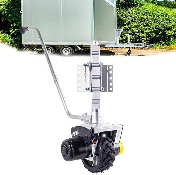 Electric Trailer Mover,Electric Motorised Wheel,550w Trailer Dolly Jack with Max Load 6000lbs (2722 Kg),Electric Wheel Mover with 5-7m/Min Speed