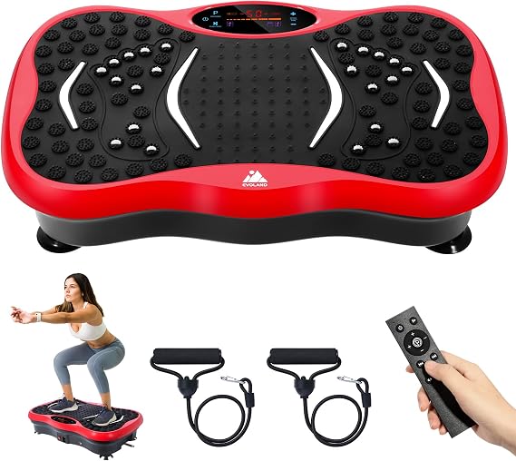 EVOLAND Vibration Plate Exercise Machine, Fitness Vibration Trainer