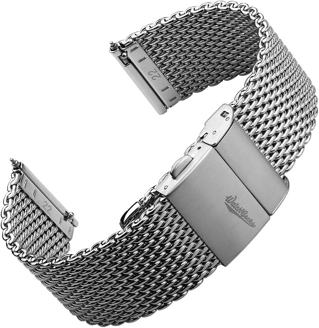 Geckota WatchGecko Merriott Stainless Steel Mesh Watch Strap