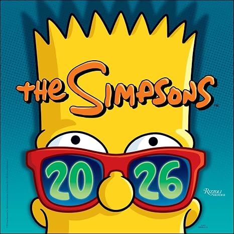 The Simpsons 2026 Wall Calendar