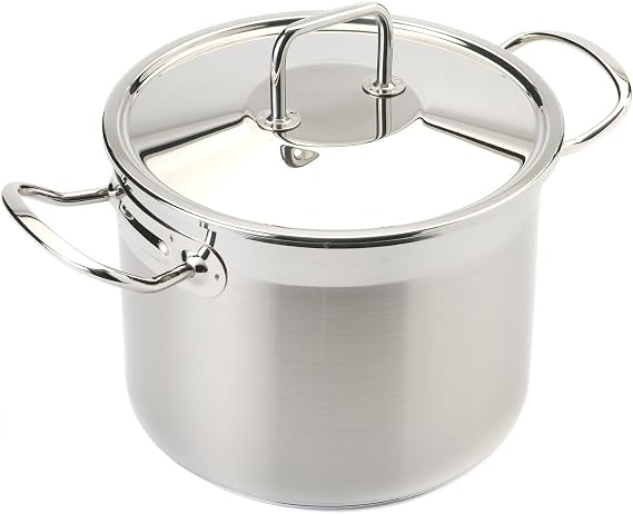 BRA Professional | Pot With Lid 26 cm, Stainless Steel 18/10