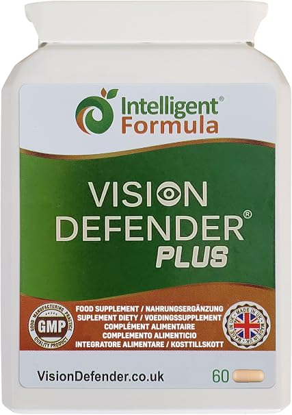 Vision Defender Plus Areds2 Eye Vitamins Meso-Zeaxanthin Lutein 60 Capsules