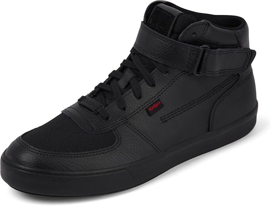 Kickers Men's Tovni Hi Mix Mesh Text Shoes,