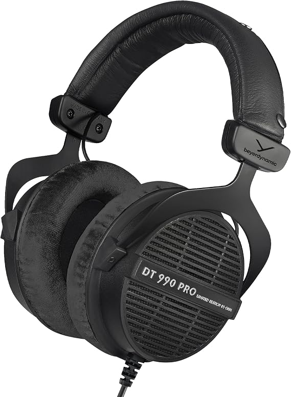 beyerdynamic DT 990 Pro Open Studio Headphones Limited Edition Black 80 Ohm