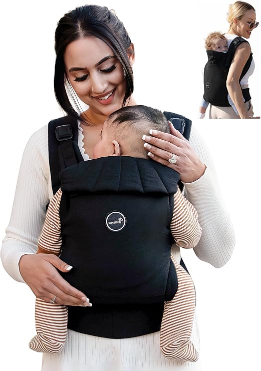 Grownsy Adjustable Ergonomic Baby Carrier Backpack for Newborns 3-20 kg