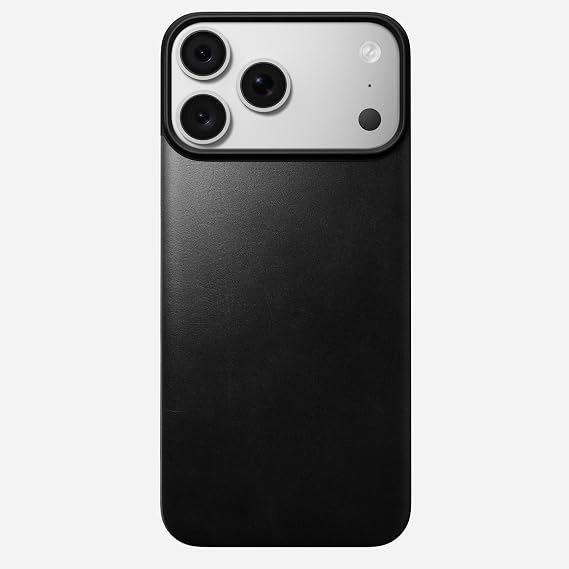 NOMAD iPhone 18 Pro Max用磁気ホーウィーンレザーバック ブラック