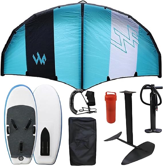 Inflatable Hydrofoil Board, Wing Foil Surfboard, Surf Wing Foil Kite, Windfoil Board for Water Sports, Portable and Lightweight Inflatable Design