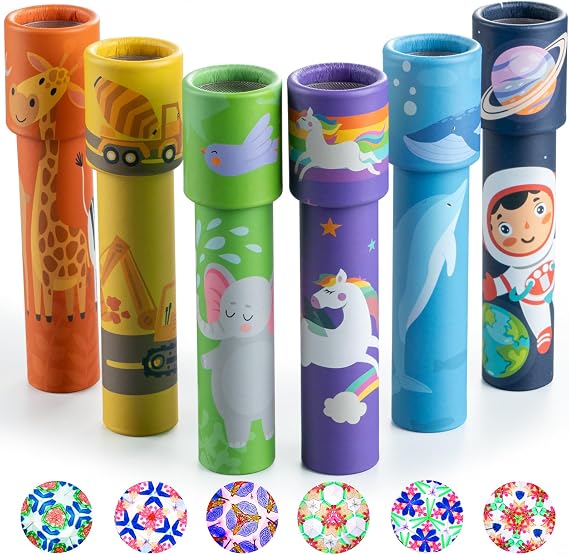 iKeelo 6pcs Kaleidoscope, Party Favours Party Bag Filler for Kids Birthday