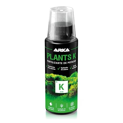 MICROBE-LIFT Plants K – 118 ml – Superb Potassium Fertilizer Plant Growth in Freshwater Aquariums, without nitrates or phosphates, promotes healthy vegetation.
