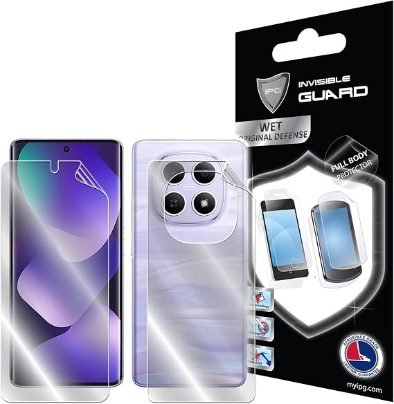 Xiaomi Redmi Note 15 için IPG Hydrogel (İnce TPU) Tam Kaplama (Ekran+Arka Koruma)