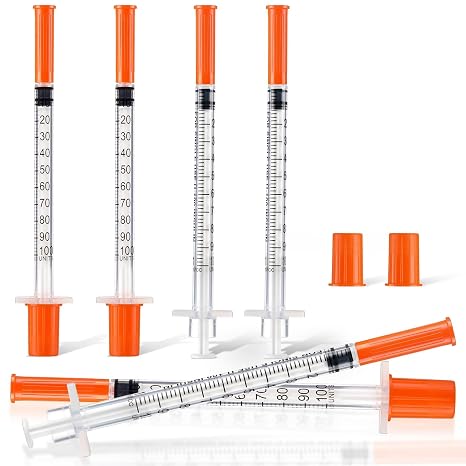100 Pack Multiple Uses Distribution Measuring Tools with 31G, Individually Sealed Packaging, Lab Accessories for Pet Feeding Liquid Separation Cake Decoration