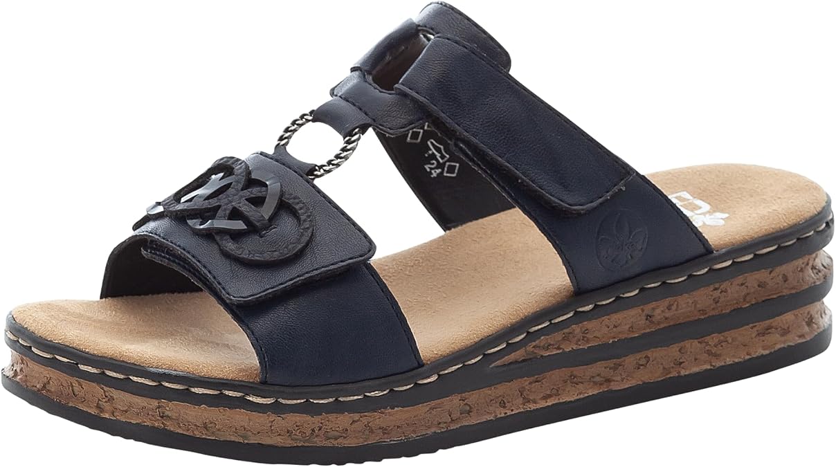 Rieker Women's Mules Dark Blue