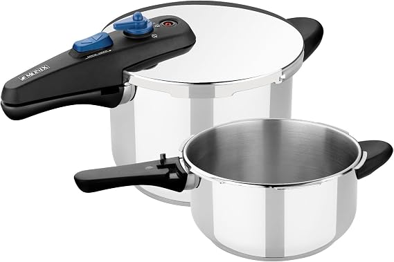 MONIX Veloce | Quick Pressure Cookers Set of 4 and 6 Liters