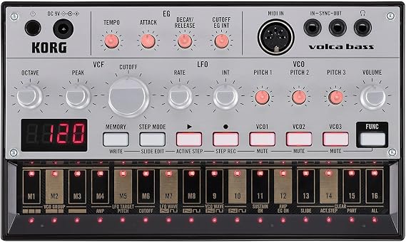 Korg - volca Bass - Analogue Bass Machine Synthesizer