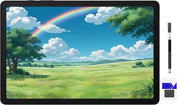 Samsung Galaxy Tab A9+ 11 Inch 256GB Android WiFi Tablet Large Screen Quad Speaker Upgrade Chipset Multi-Window Display Slim Lightweight Durable Design Graphite 128GB Memory Card Included