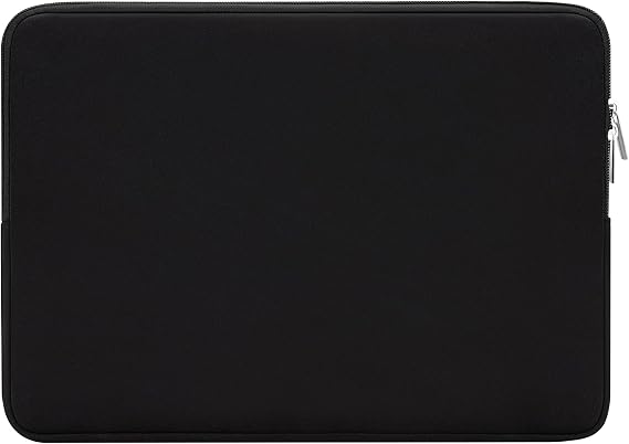 RAINYEAR 14 Inch Laptop Sleeve Case Protective Soft Padded Cover Zipper Carrying Bag Compatible 14 Notebook Computer Chromebook Tablet Ultrabook for Dell HP ThinkPad Lenovo Samsung Asus Acer(Black)