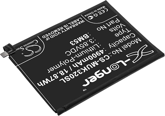 4900mAh バッテリー XIA0M1互換 部品番号BM53用