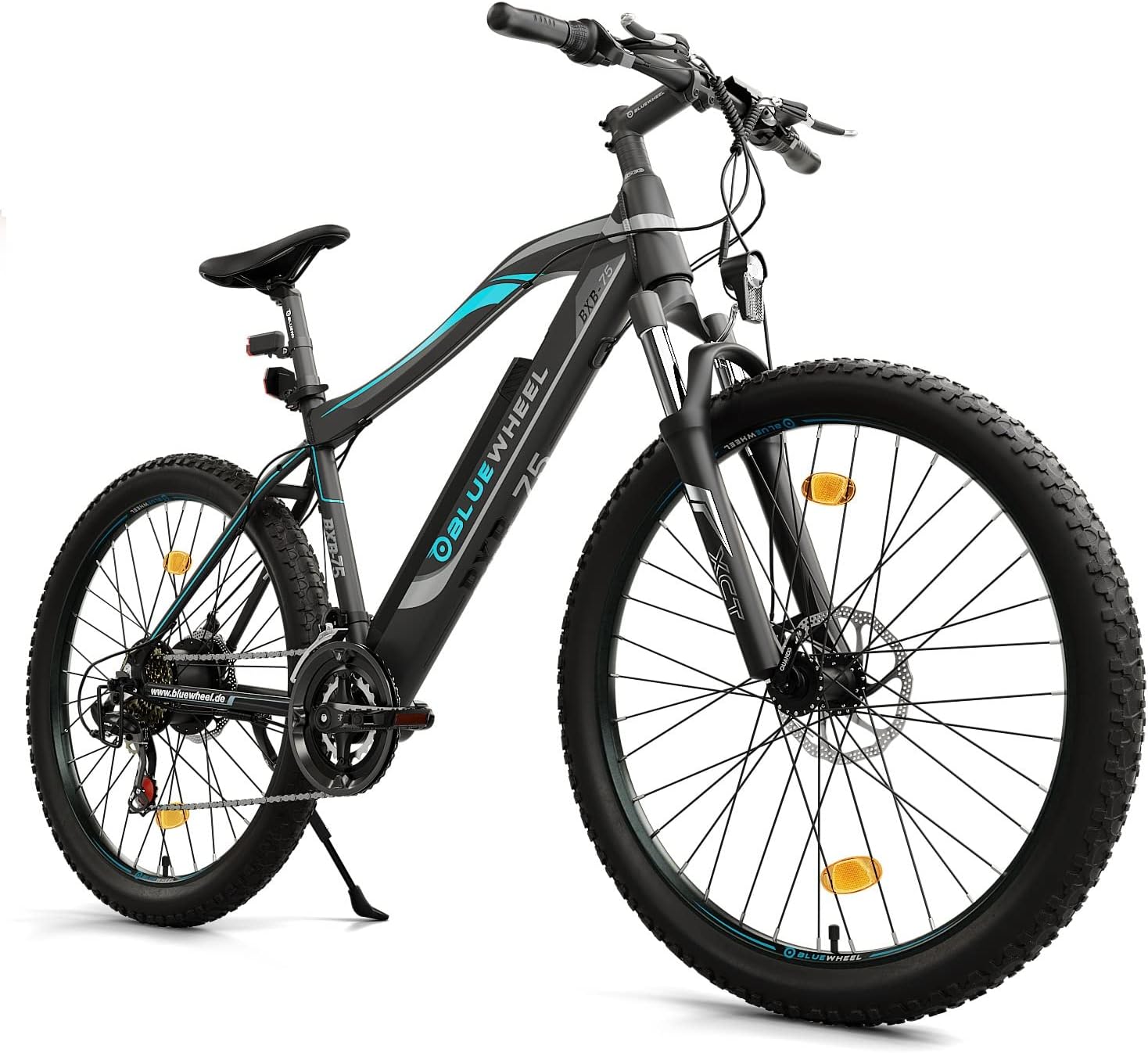BLUEWHEEL E-Bike, Electric Bicycle, Pedelec for Men, StVZO-Approved, German Quality Brand, EU-Compliant, 250 W Rear-Wheel Motor for 25 km  h, Urban, Electric Bicycle with App