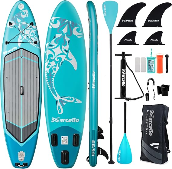 Humberto Inflatable Stand Up Paddle Board, 10‘6×33"×6" /11'x35"x6"